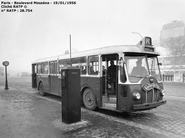 Paris Autobus 1951 1960 