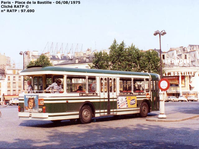 Paris Autobus 1971 1980 